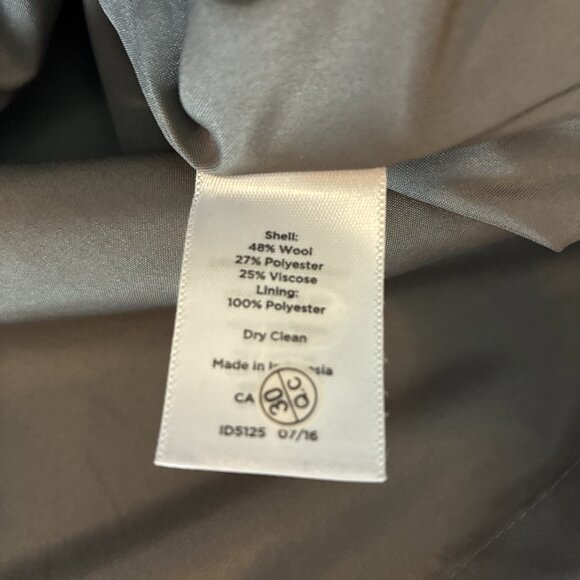 Talbots Womens Size 8 Petite Gray Wool Blend Tweed Career Work Skirt Classic - Picture 6 of 6